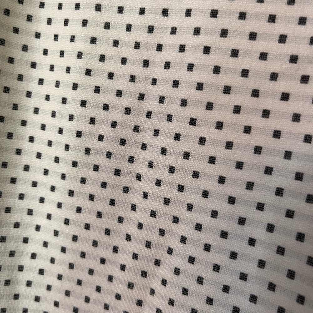 Betabrand White Houndstooth Check Stretch Boot Cut Dress Pants - Picture 9 of 11